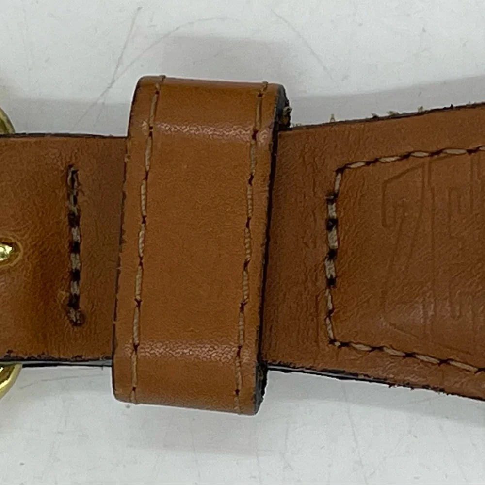 Zep Pro Leather Canvas Belt Embroidery Marlin Fish‎ Brown Men's 42 Fisherman USA